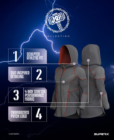 THOR Asgardian Performance Zippered Hoodie 1 of 300