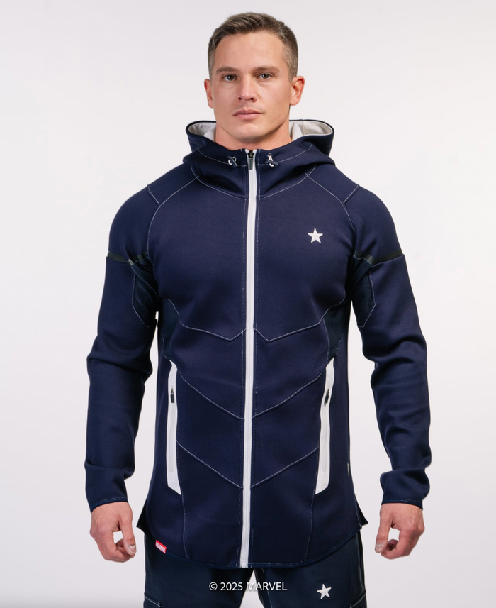 Captain America Performance Zippered Hoodie